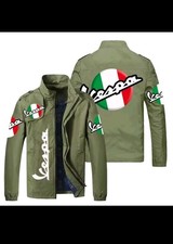 Giubbotto Logo Vespa Verde 