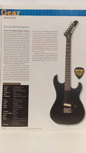 Pagina recensione chitarra - pagina,