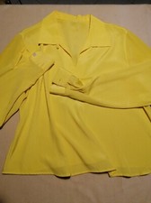 Camicia donna svasata, manica lunga, chiusa davanti, colletto tg. 46 italy ,