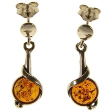 Orecchini donna in ambra