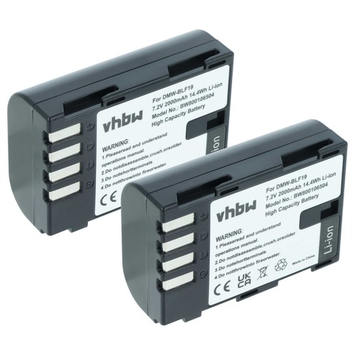 Batteria per panasonic - 2x,