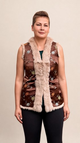 Gilet vintage foderato - , in