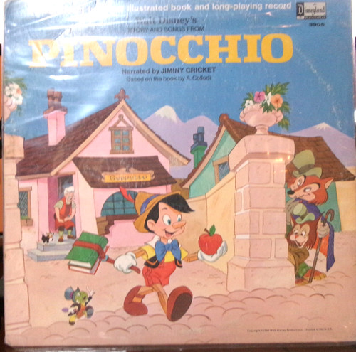 Walt disney pinocchio album - pinocchio, lp