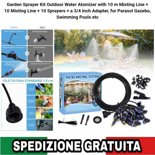 Kit nebulizzazione giardino - nebulizzazione,