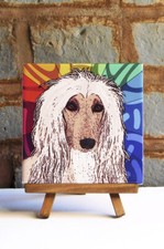 Afghan Segugio Ceramica Sottobicchiere Piastrella