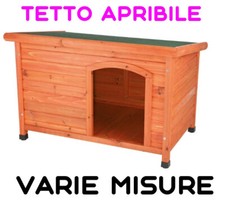 CUCCIA IN LEGNO PER CANI TETTO
