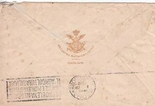 A5675) CAGLIARI, AUTIERI, BUSTA DEL XIII CENTRO AUTOMOBILISTICO.