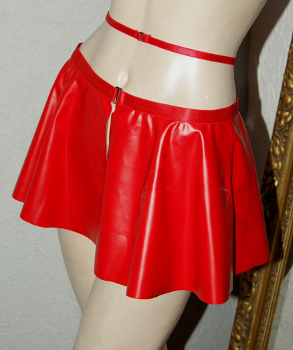 Imitazione pelle minigonna - pelle,