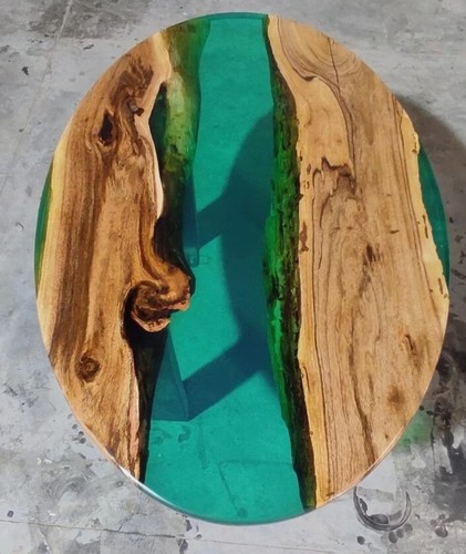 Tavolo 36x18 resina verde - in,