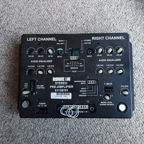 Rowe ami preamplificatore - rowe,