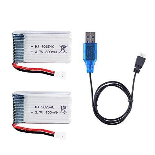 Batteria 7v 800mah 20c - 3.7v,