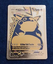 CARTE POKÉMON 2CARTE PIKACHU VMAX BLACK & GOLD TG29/TG30 - RARE ENG GMAX VOLT