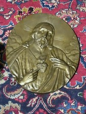 Scultura/placca In Bronzo Con