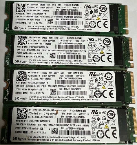 Hynix 512 ssd pcie - sk,