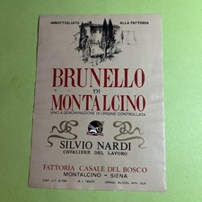 Brunello montalcino silvio - montalcino,