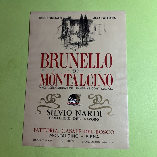 Brunello montalcino silvio - di,