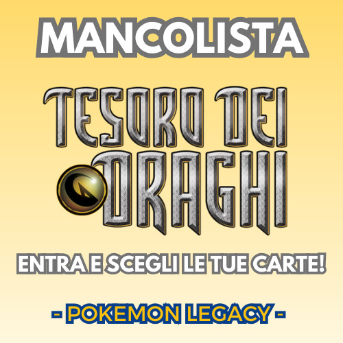 Mancolista pokemon tesoro - mancolista, dei