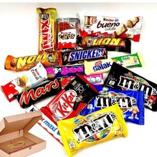 Scatola Box Idee Regalo Feste Natale Snack Dolci Salati Kinder Ferrero Kitkat
