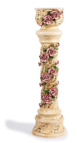 Vaso ceramica capodimonte - in,