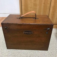 Antica scatola per macchina da