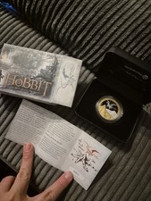Lo Hobbit: La desolazione di Smaug moneta in argento con placcatura in oro