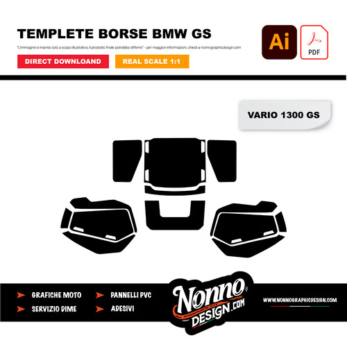Templete bmw borse - templete, gs