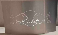 red bull insegna originale acciaio luminosa con suo alimentatore