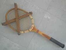 Racchetta + Tendiracchetta Dunlop Maxply Legno Vintage anni '70