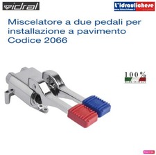 RUBINETTO A PEDALE A PAVIMENTO