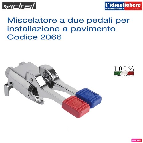 Rubinetto pedale pavimento - a, a