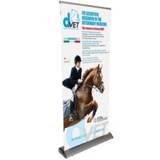 Roll Up porta banner da terra