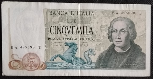 5000 lire 1973 fds - lire,