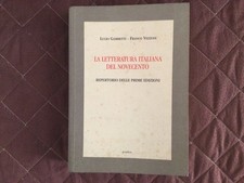 Gambetti Lucio Vezzosi La LETTERATURA ITALIANA DEL NOVECENTO Graphos 1997
