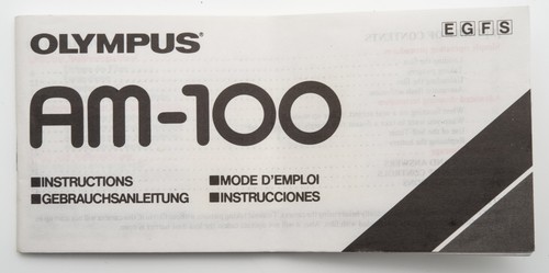Olympus 100 manuale - am-100,