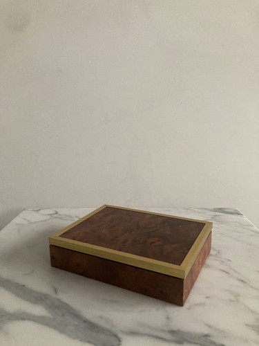 Rare box brass and radica - brass,