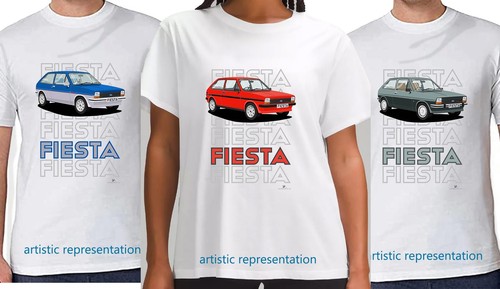 Magliette ford fiesta mk1 - ford,