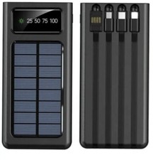 CARICABATTERIA POWER BANK PANNELLO SOLARE 88000MAH IMPERMEABILE BATTERIA ESTERNA