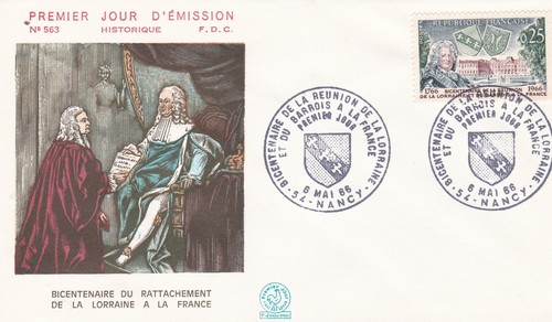Francia 1966 fdc - 1966, bicentenario