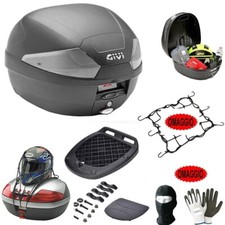 PER HONDA CB 400 N  BAULETTO 29LT+PIASTRA+RETE PORTAPACCHI GIVI BAULE 1 CASCO I