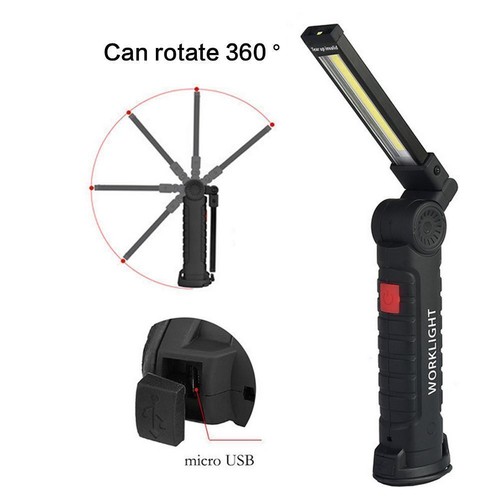 Torcia ricaricabile led cob - ricaricabile,