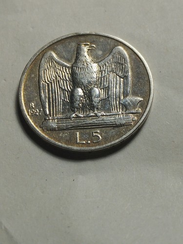 Lire aquilotto 1927 qspl - 5, e