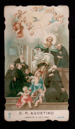 Santino holy card santa - santino,