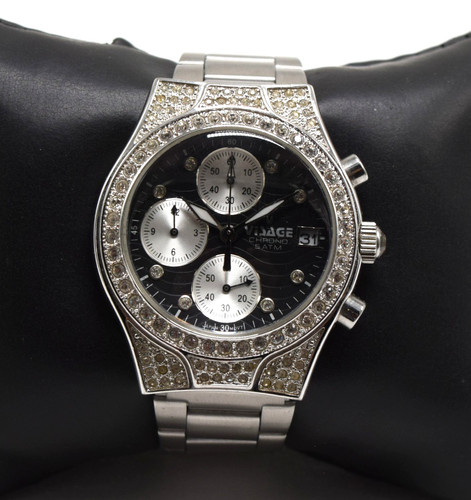 Visage 00990 iced out - iced, bezel