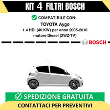 KIT BOSCH 4 Filtri tagliando