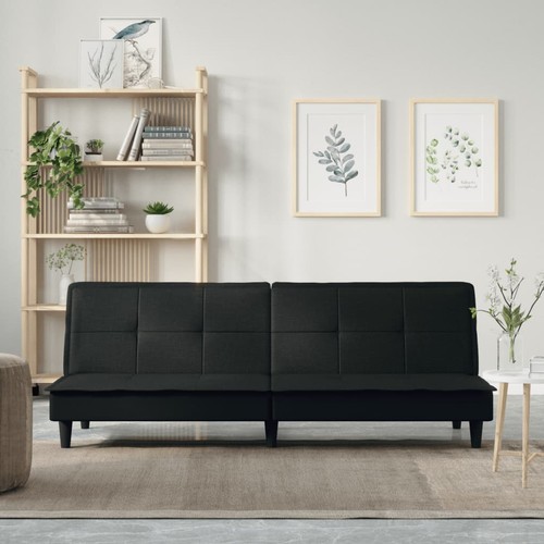 Divano letto grigio scuro - letto, in