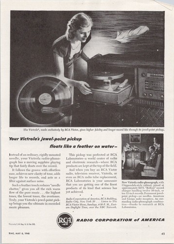 Pubblicità stampa rca victor - stampa,