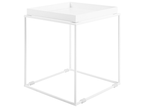Tavolino metallo bianco - tavolino,