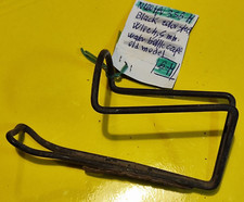 VECCHIA GABBIA BORRACCIA COLORE NERO FILO ACCIAIO PORTABORRACCIA BICI