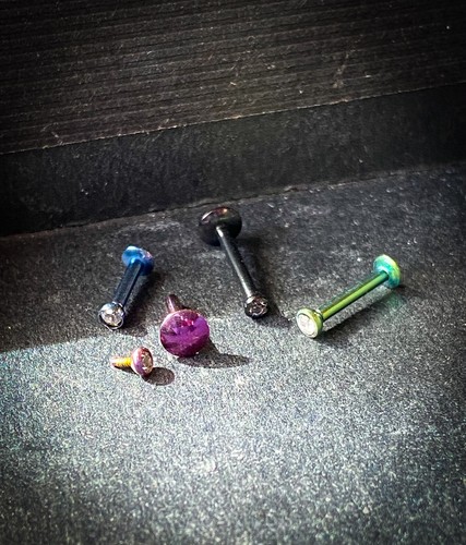 1pz anello labret titanio - anello,