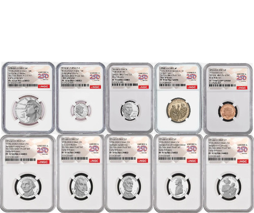 Set completo monete - 10,